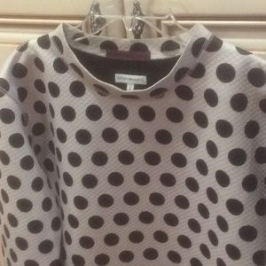 Costume Nembutal black polka dots long sleeves top